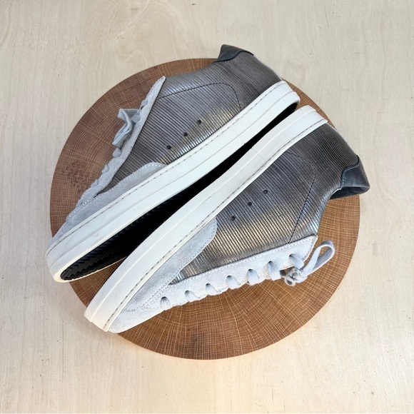 *P448 | John Sneaker in Roccia Suede Leather Low Top Sneakers Size 39/8.5-9 - Picture 5 of 16